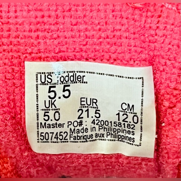 Vans Sk8-Hi Pink Sequins Toddler 5.5 - Picture 6 of 6